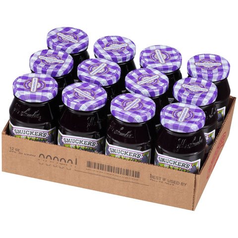 Smucker's® JAM BLACKBERRY SEEDLESS GLASS JAR
