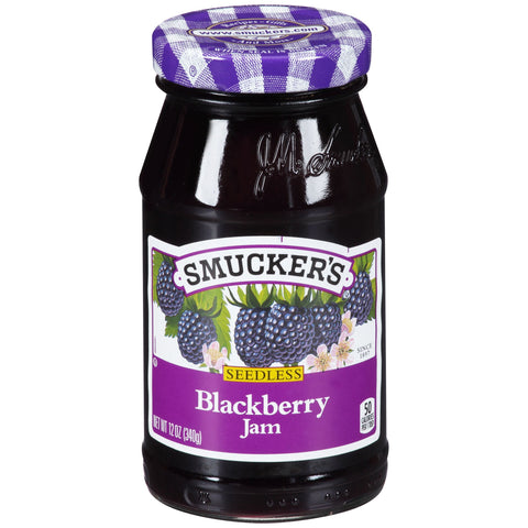 Smucker's® JAM BLACKBERRY SEEDLESS GLASS JAR
