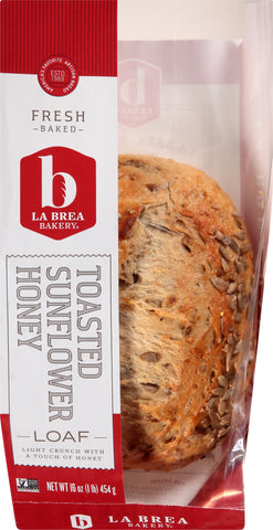 Bread Toasted Sunflower Honey Loaf Unsliced