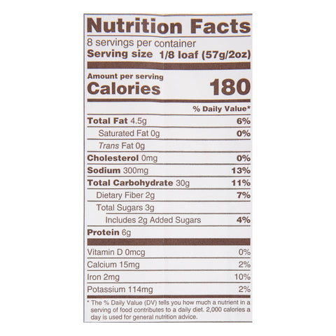 Labrea Bakery Limited Edition Toasted Sunflower Honey Bread Loaf, 16 Ounce -- 12 per case.