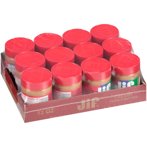 Jif Creamy Peanut Butter, 12 Ounce -- 12 per case.