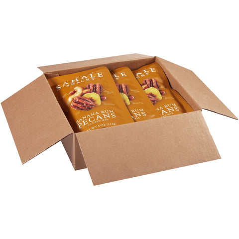 Sahale Banana Rum Pecans Glazed Mix, 4 Ounce -- 6 per case.