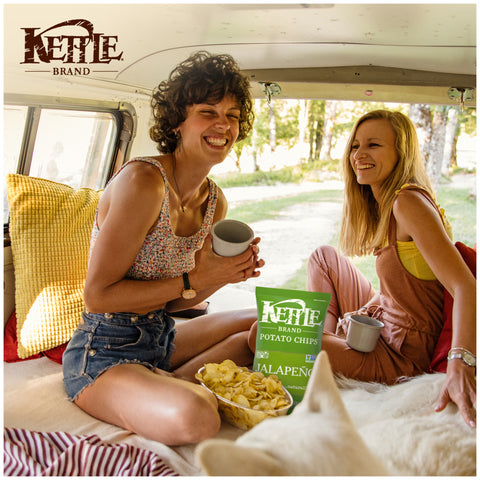 Kettle Jalapeno Potato Chips - 9 oz. bag, 12 per case