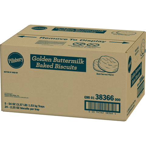 Pillsbury Buttermilk Baked Biscuit, 54 Ounce -- 5 per case.