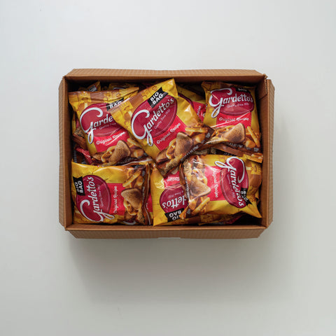 Gardettos Original Recipe Snacks Mix, 2.5 Ounce -- 36 per case.