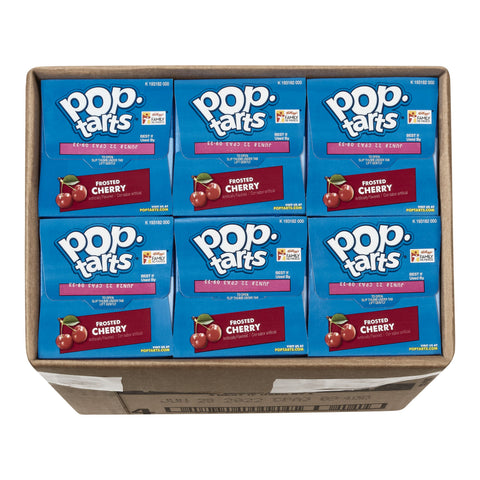 Kelloggs Pop-Tarts Frosted Cherry Toaster Pastries, 13.5 Ounce -- 12 per case