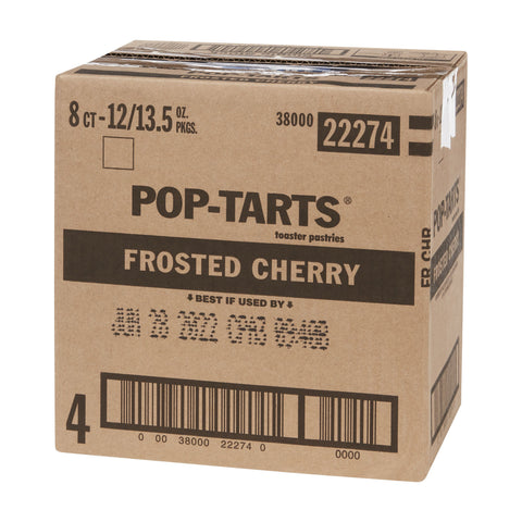 Kelloggs Pop-Tarts Frosted Cherry Toaster Pastries, 13.5 Ounce -- 12 per case
