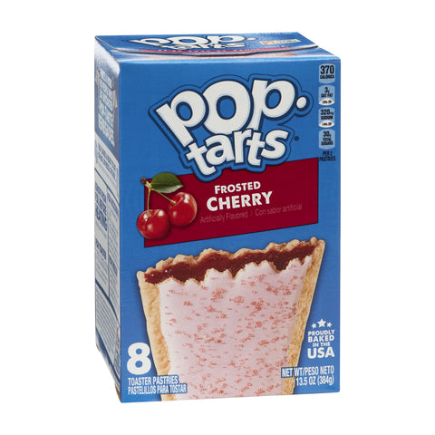 Kelloggs Pop-Tarts Frosted Cherry Toaster Pastries, 13.5 Ounce -- 12 per case