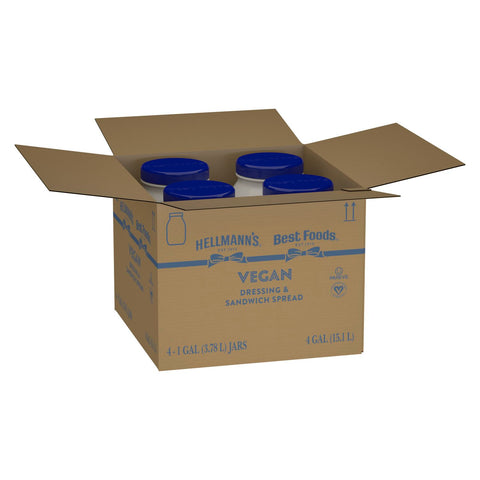 Single Hellmanns Heavy Duty Vegan Mayonnaise Jar, 1 gallon
