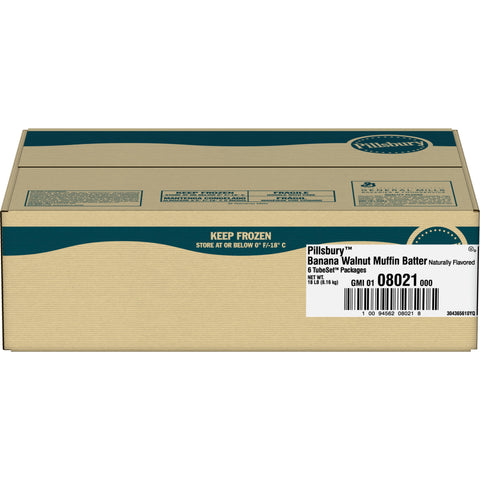 General Mills Pillsbury Tubeset Banana Nut Muffin Batter, 3 Pound -- 6 per case.