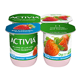 Activia® YOGURT STRAWBERRY BLENDED PROBIOTIC RBST FREE SS CUP REF
