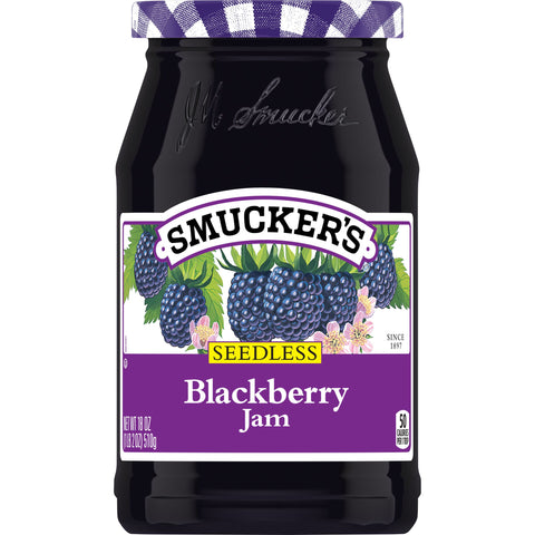 Smucker's® JAM BLACKBERRY SEEDLESS GLASS JAR