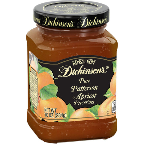 Dickinson's® PRESERVES APRICOT GLASS BOTTLE