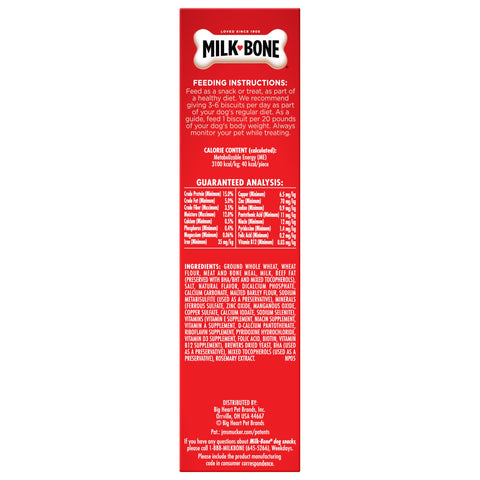 Milk Bone Medium Original Biscuit Dog Treat, 24 Ounce -- 12 per case.