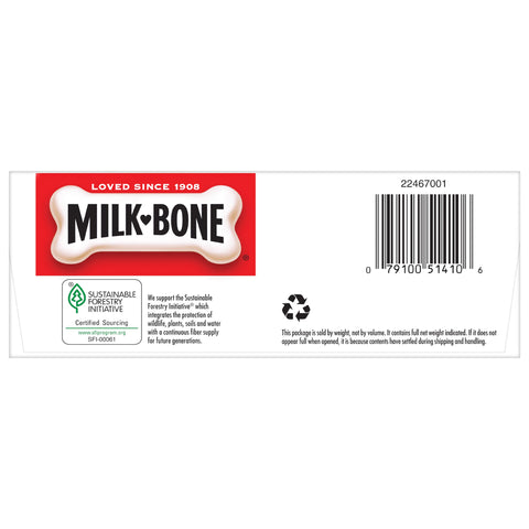 Milk Bone Medium Original Biscuit Dog Treat, 24 Ounce -- 12 per case.