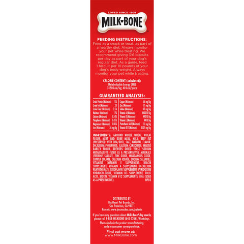 Milk Bone Medium Original Biscuit Dog Treat, 24 Ounce -- 12 per case.