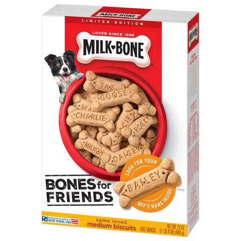 Milk Bone Medium Original Biscuit Dog Treat, 24 Ounce -- 12 per case.