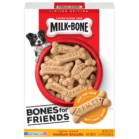 Milk Bone Medium Original Biscuit Dog Treat, 24 Ounce -- 12 per case.