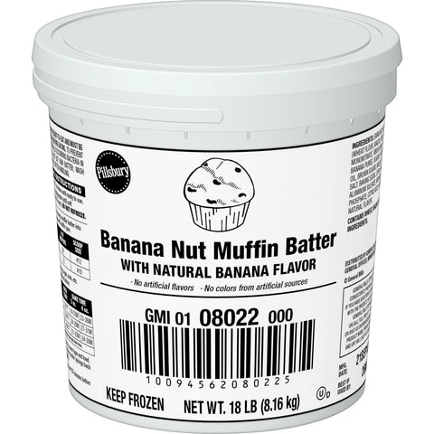 General Mills Pillsbury Banana Nut Muffin Batter, 18 Pound.