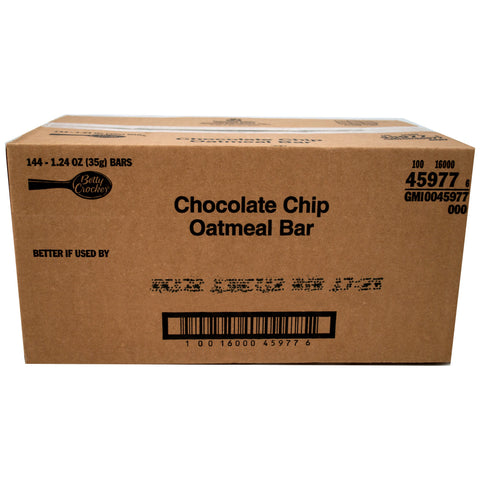 Betty Crocker Chocolate Chip Oatmeal Bar, 1.24 Ounce -- 144 per case.