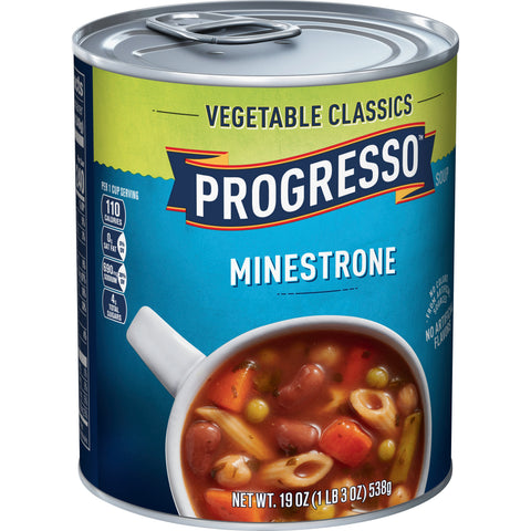 Progresso Minestrone Soup - 19 oz. can, 12 per case