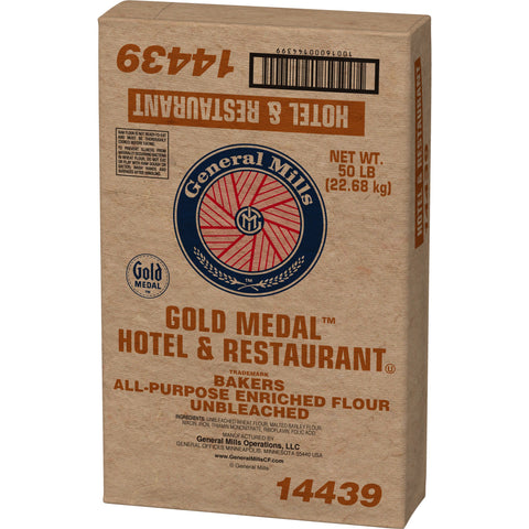 Gold Medal All Purpose Enriched Malted Hotel and Restaurant Flour, 50 Pound