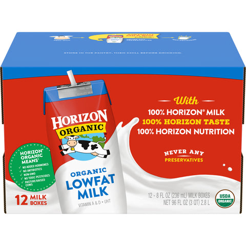 Horizon Organic MILK LOW FAT ORGANIC