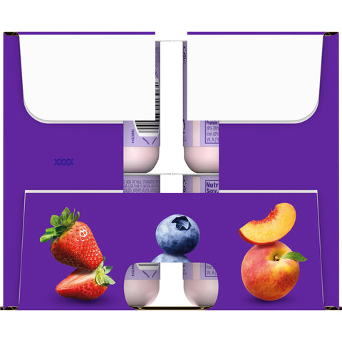 Yogurt Assorted Strawberry Blueberry Peach