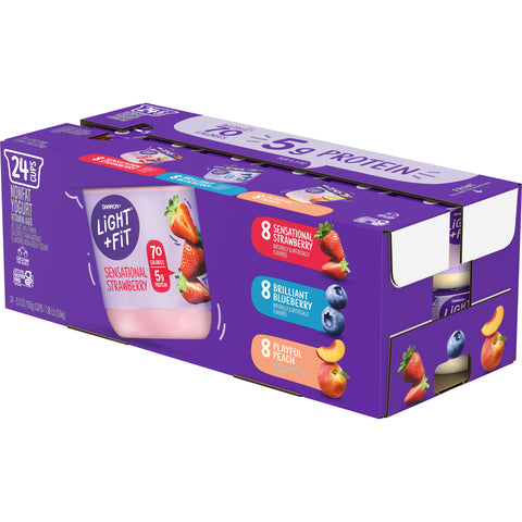 Yogurt Assorted Strawberry Blueberry Peach