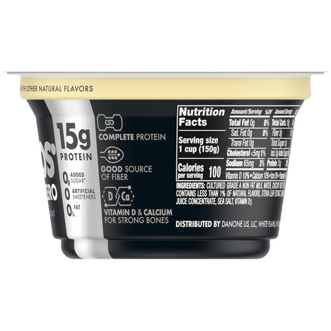Yogurt Greek Vanilla Triple Zero