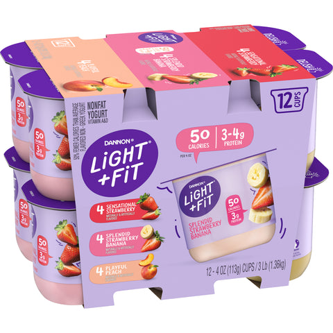 Yogurt Variety Pack Strawberry Banana/vanilla/ Blackberry