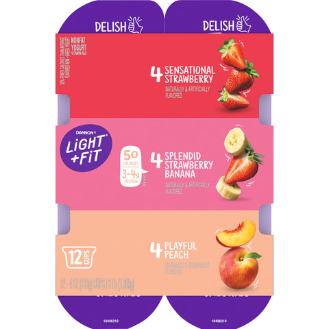 Yogurt Variety Pack Strawberry Banana/vanilla/ Blackberry