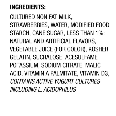 Light & Fit® YOGURT STRAWBERRY LIGHT N FIT