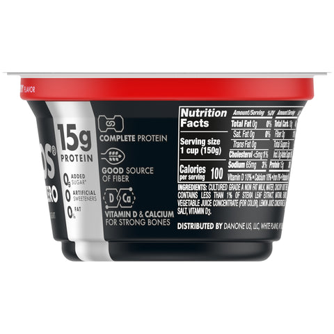 Yogurt Greek Strawberry Triple Zero