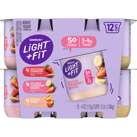 Yogurt Variety Pack Strawberry Banana/vanilla/ Blackberry