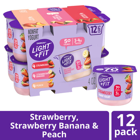Yogurt Variety Pack Strawberry Banana/vanilla/ Blackberry