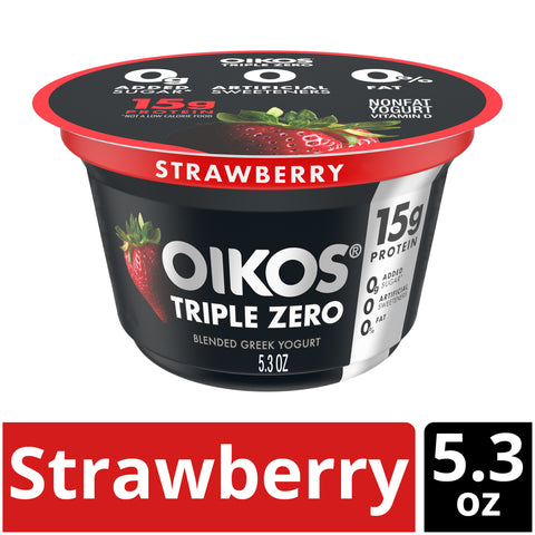 Yogurt Greek Strawberry Triple Zero
