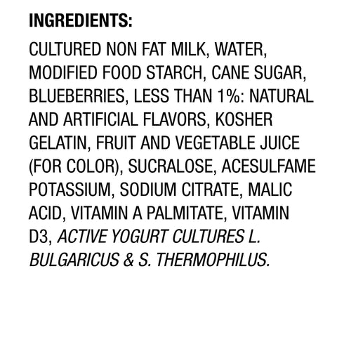 Yogurt Blueberry Original Light N Fit