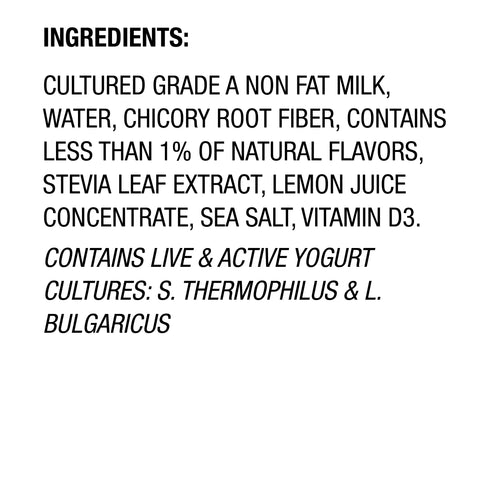 Yogurt Greek Vanilla Triple Zero