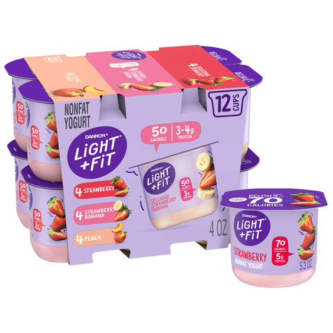 Yogurt Variety Pack Strawberry Banana/vanilla/ Blackberry