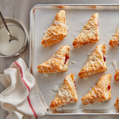 General Mills Pillsbury Turnovers Cherry Puff Pastry Dough, 3.7 Ounce -- 60 per case.