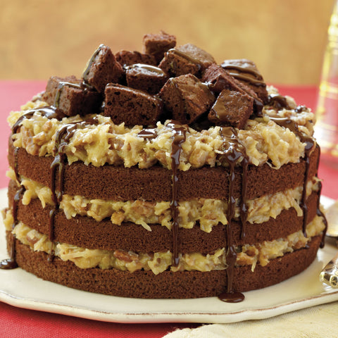 General Mills Pillsbury Bakers Plus German Chocolate Cake Mix, 50 Pound.