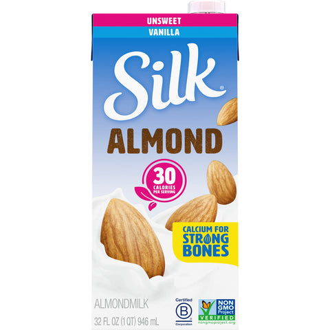 Milk Almond Vanilla Unsweetened Aseptic