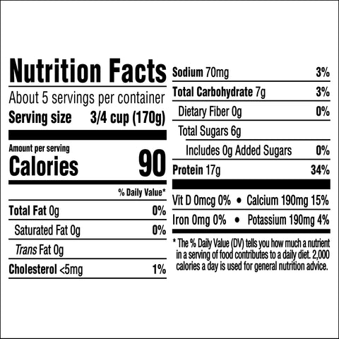 Yogurt Greek Plain Non Fat