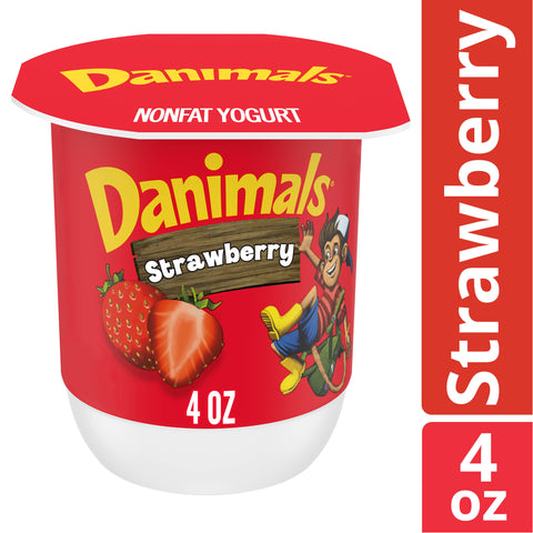 Yogurt Strawberry Blended Non Fat
