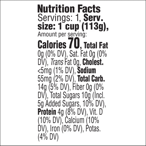 Yogurt Strawberry Blended Non Fat