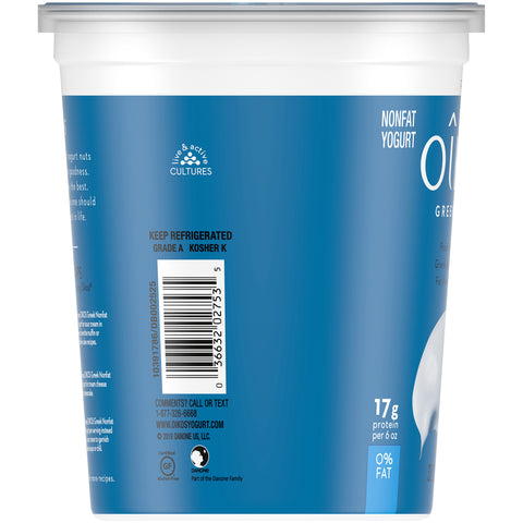 Yogurt Greek Plain Non Fat