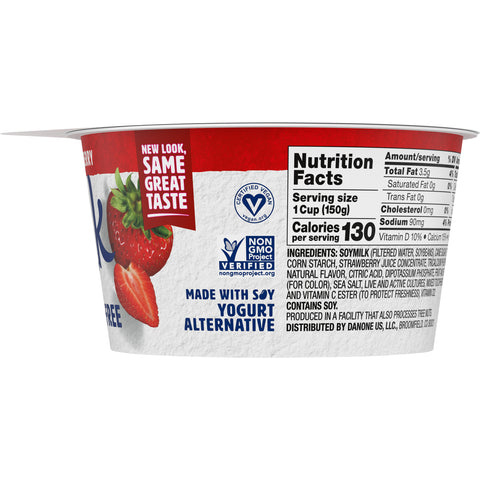 Yogurt Soy Cultered Strawbery Dairy Free 106154