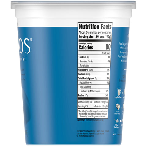Yogurt Greek Plain Non Fat