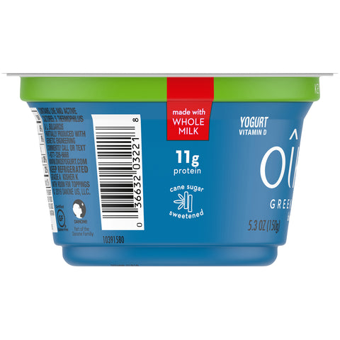 Oikos Key Lime Traditional Greek Yogurt, 5.3 Ounce -- 12 per case.